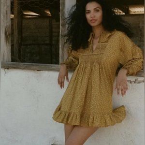 Doen Cordelia Dress in Sunsoaked Foothills,  Size Small